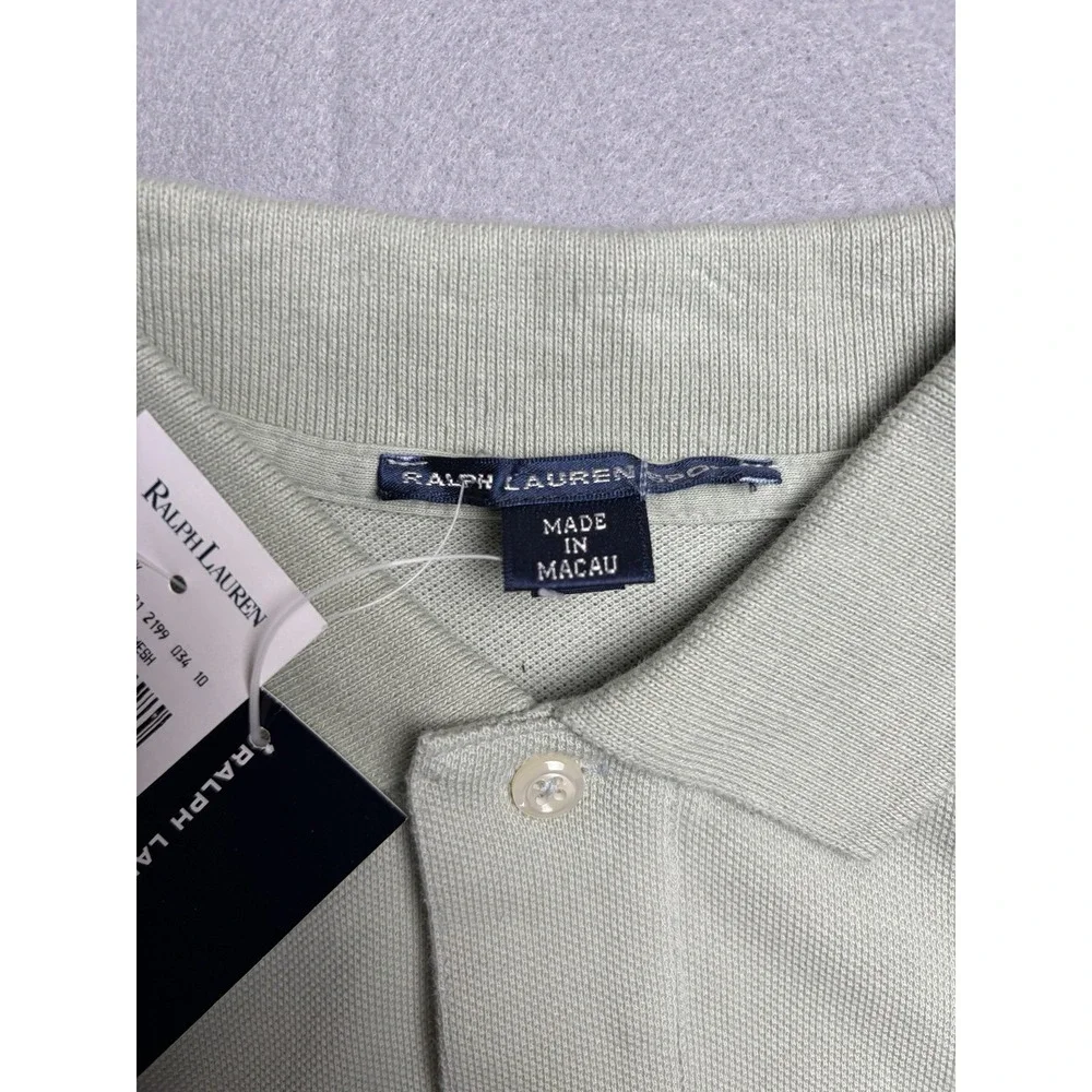 Ralph Lauren Sport Polo Shirt Boys Small Green New With Tags Pony Logo